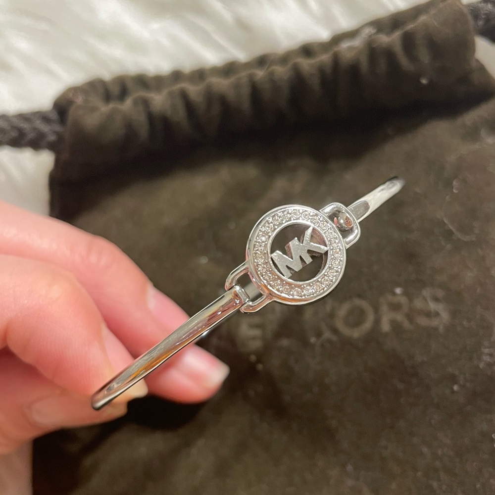 EUC Michael Kors Silver bangle